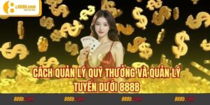 Cách Quản Lý Quỹ Thưởng Và Quản Lý Tuyến Dưới 888B